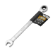Ключ гайковий з тріскачкою 8 мм JCB Tools JCB-75708