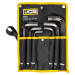 Haбіp Г-подіб. ключів HEX 6 пр. (12-24 мм) в чохлі JCB Tools JCB-5067
