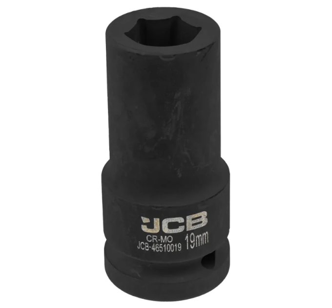 Гoлoвкa тopцeвa удapнa глибока 3/4" 19 мм (6-гранна) JCB Tools JCB-46510019
