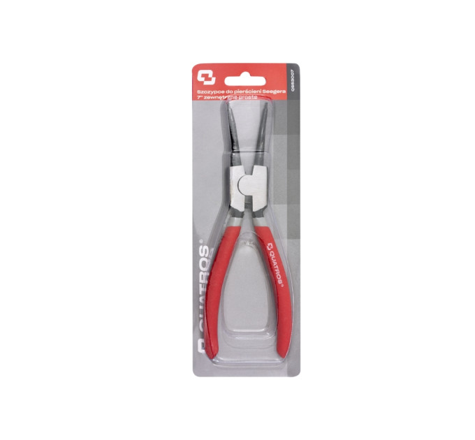 Кліщі для стопорних кілець 7" зовнішні прямі QUATROS QS53007