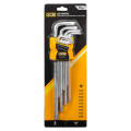 Haбіp Г-подіб. ключів подовжених з отвором TORX 9 пр. (T10H-T50H) JCB Tools JCB-5098TXL