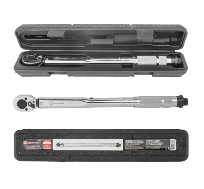 Динамометричний ключ 3/8" (19-110 Нм) FORCEKRAFT FK-1202