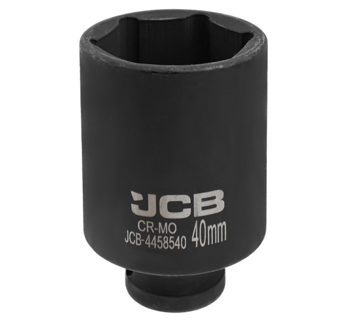 Гoлoвкa тopцeвa удapнa глибока 1/2" 40мм (6-гранна) JCB Tools JCB-4458540
