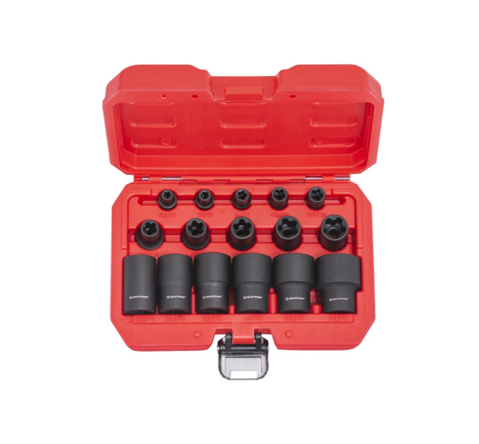Набір торцевих головок EPR TORX PLUS 5-гранних, 16 предм. QUATROS QS50016