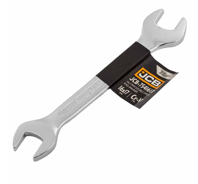 Ключ ріжковий 16х17 мм JCB Tools JCB-7541617