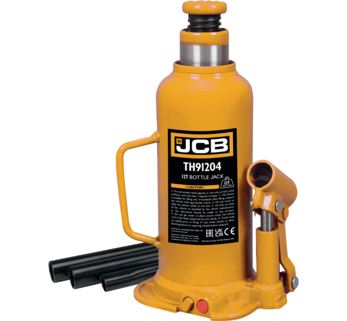 Домкрат пляшковий (227-457 мм) 12т JCB Tools JCB-TH91204