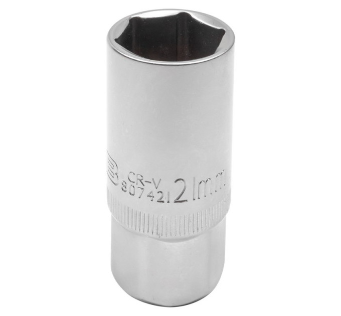 Головка свічкова 1/2" 21 мм (6-гр.) JCB Tools JCB-807421