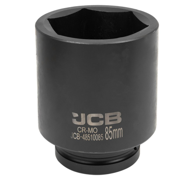 Головка торцева ударна глибока 1" 85 мм (6-гр.) JCB Tools JCB-48510085