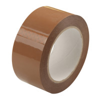 Клейка стрічка пакувальна (скотч) коричнева 4.8 см × 100 м WOKIN WK-653410