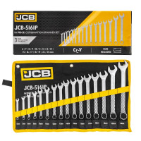 Набір ключів ріжково-накидних в чохлі 16 пр. (6-24 мм) JCB Tools JCB-5161P