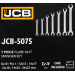 Набір розрізних ключів в чохлі 7 пр. JCB Tools JCB-5075