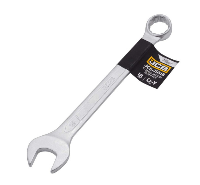 Ключ ріжково-накидний 18 мм JCB Tools JCB-75518