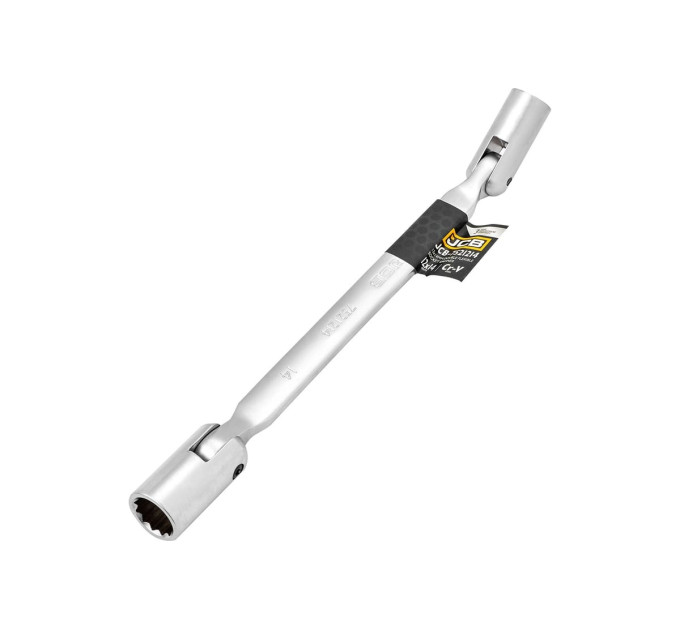 Ключ торцевий двосторонній з шарніром 12х14 мм JCB Tools JCB-7521214