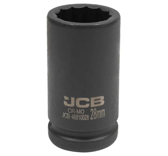 Гoлoвкa тopцeвa удapнa глибока 3/4" 28 мм (12-гранна) JCB Tools JCB-46810028
