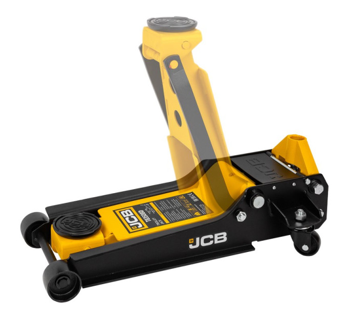 Домкрат підкатний гідравлічний низькопрофільний (100-535 мм) 3т JCB Tools JCB-T83508D