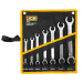 Набір розрізних ключів в чохлі 7 пр. JCB Tools JCB-5075
