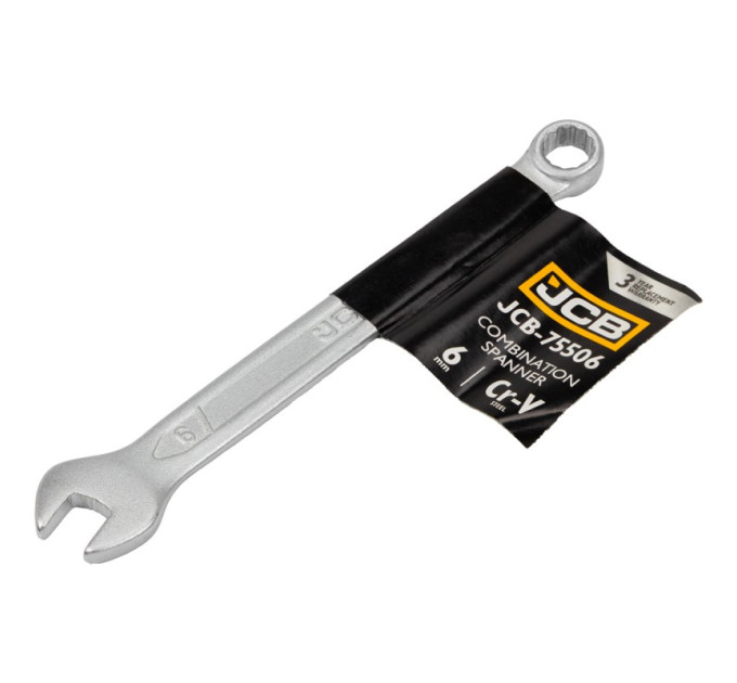 Ключ ріжково-накидний 6 мм JCB Tools JCB-75506