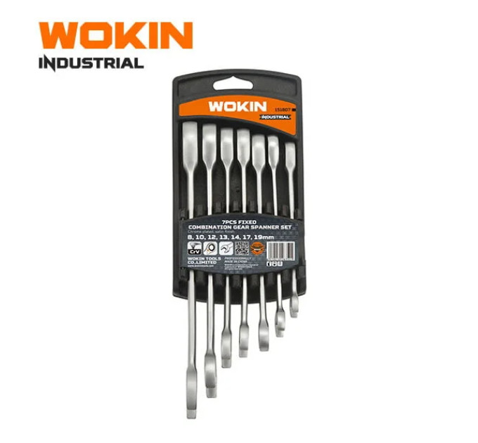 Набір комбінованих ключів з тріскачкою 7 пр. WOKIN WK-151807