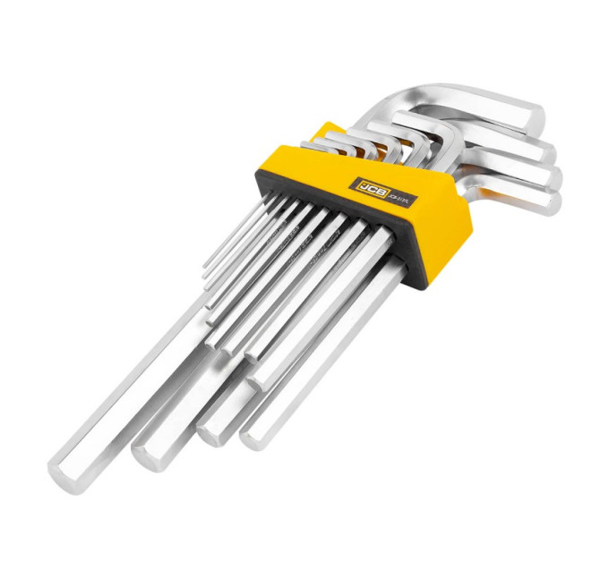 Haбіp Г-подіб. ключів подовжених HEX 13 пр. (2 мм-19 мм) JCB Tools JCB-5137L