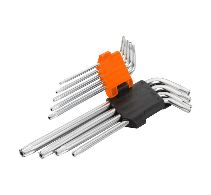 Набір Г-подібних ключів TORX подовжених 9 пр. WOKIN WK-207809