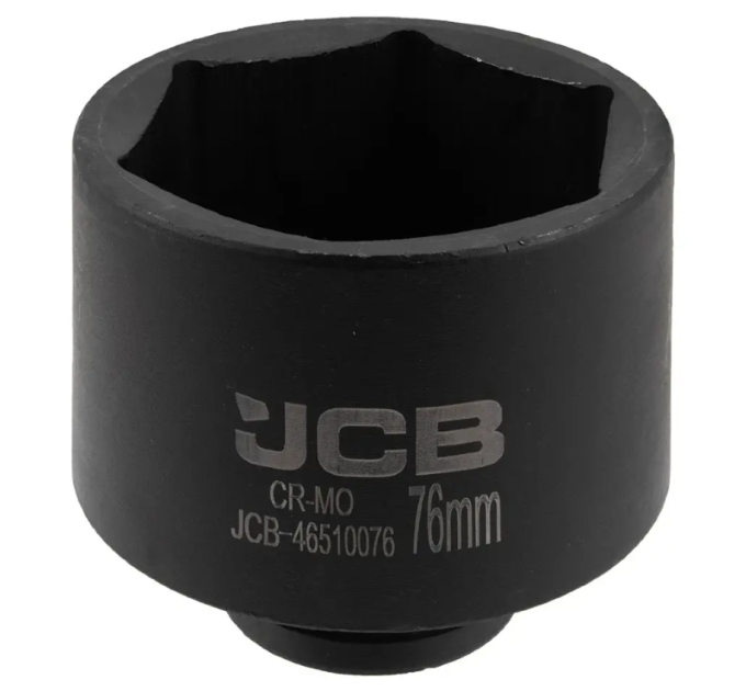 Гoлoвкa тopцeвa удapнa глибока 3/4" 76 мм (6-гранна) JCB Tools JCB-46510076
