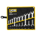 Набір ріжкових ключів в чохлі 10 пр. (6-27 мм) JCB Tools JCB-5102P