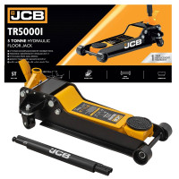 Домкрат підкатний гідравлічний низькопрофільний (90-550 мм) 5т JCB Tools JCB-TR50001