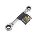 Ключ накидний з тріскачкою 10х13 мм JCB Tools JCB-7571013M