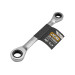 Ключ накидний з тріскачкою 10х13 мм JCB Tools JCB-7571013M