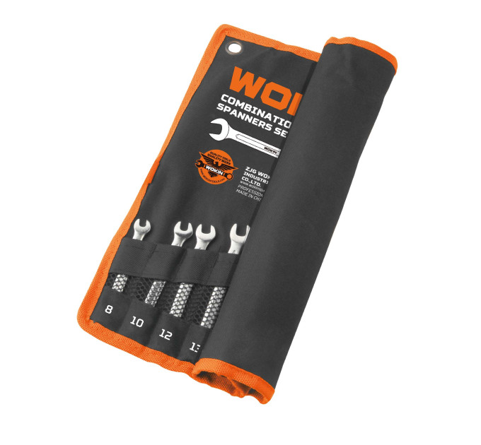 Набір комбінованих ключів 8 пр. в чохлі WOKIN WK-150808