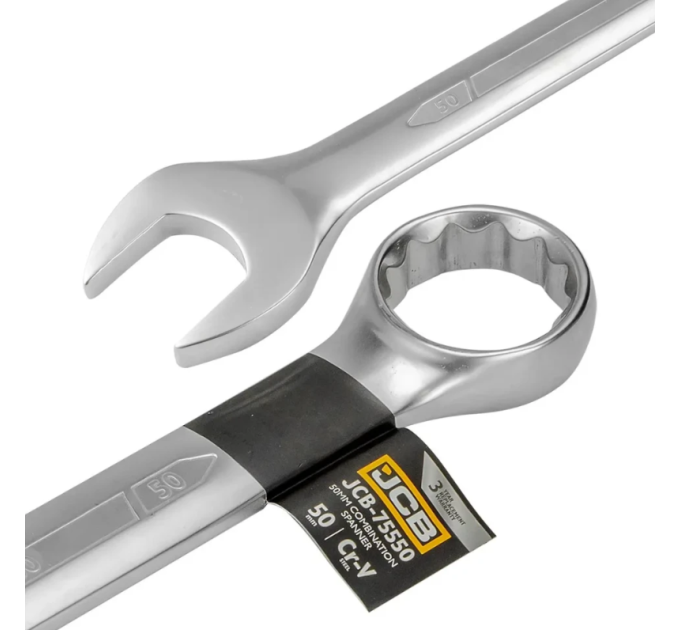Ключ ріжково-накидний 50 мм JCB Tools JCB-75550