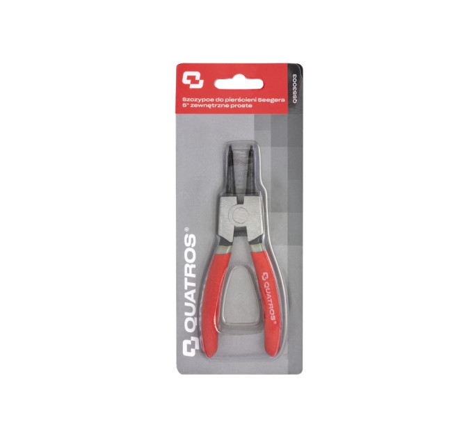 Кліщі для стопорних кілець 5" зовнішні прямі QUATROS QS53003