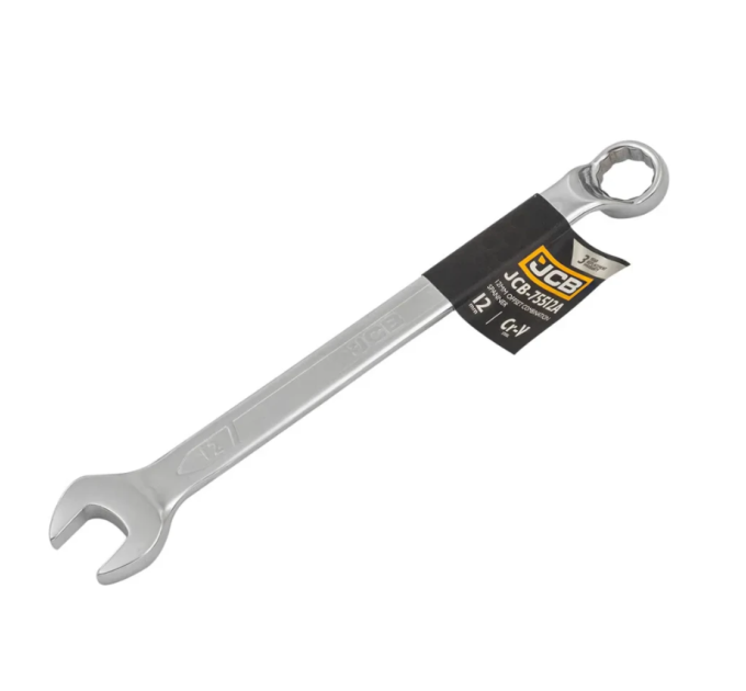 Ключ ріжково-накидний 12 мм відігнутий на 75 градусів JCB Tools JCB-75512A