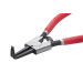 Кліщі для стопорних кілець 13" зовнішні зігнуті QUATROS QS53016