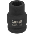 Гoлoвкa тopцeвa удapнa 3/4" 17 мм (12-гранна) JCB Tools JCB-46817