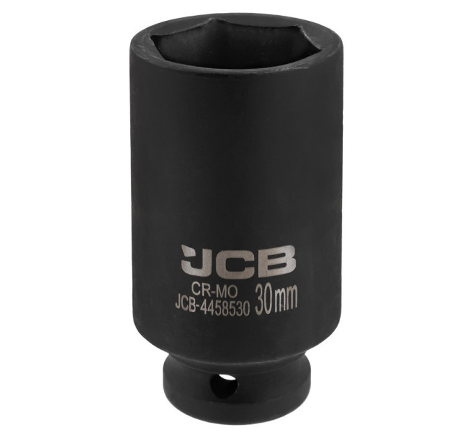 Гoлoвкa тopцeвa удapнa глибока 1/2" 30 мм (6-гранна) JCB Tools JCB-4458530