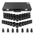 Набір головок ударних в металевому кейсі 1/2'', 33 пр. (6-гр.) (8-32 мм) FORCEKRAFT FK-4333-5MPB