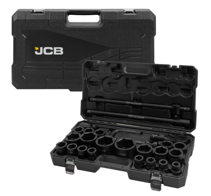 Набір інструментів ударних 26 пр. 3/4", 1" (6-гр.) JCB Tools JCB-68262-5MPB