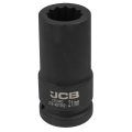 Гoлoвкa тopцeвa удapнa глибока 3/4" 21 мм (12-гранна) JCB Tools JCB-46810021