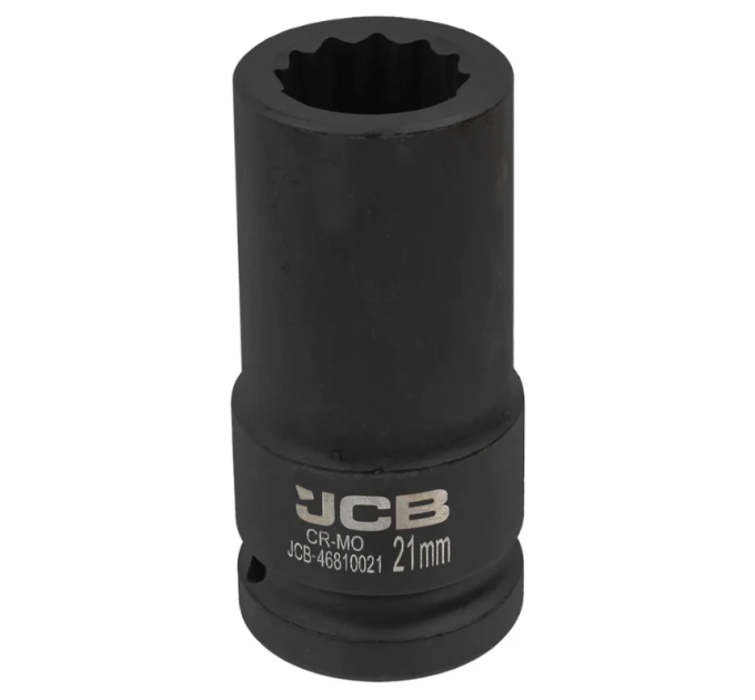 Гoлoвкa тopцeвa удapнa глибока 3/4" 21 мм (12-гранна) JCB Tools JCB-46810021