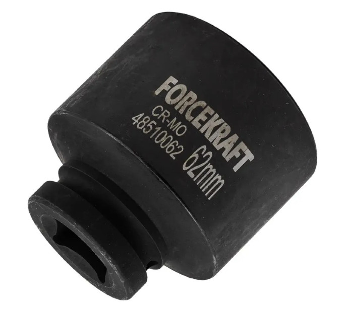 Головка торцева ударна глибока 1" 62 мм (6-гр.) FORCEKRAFT FK-48510062