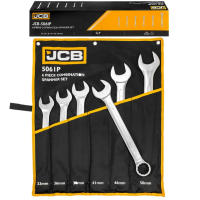 Набір ключів ріжково-накидних в чохлі 6 пр. (33-50 мм) JCB Tools JCB-5061P
