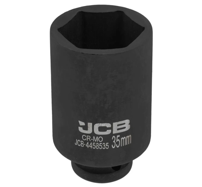 Гoлoвкa тopцeвa удapнa глибока 1/2" 35 мм (6-гранна) JCB Tools JCB-4458535