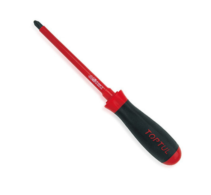Отвертка изолированная PH3x150мм (1000V) TOPTUL FBEB0315