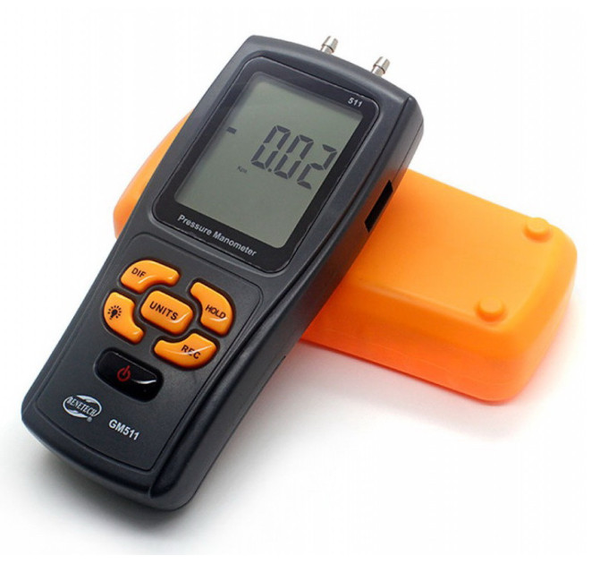 Дифференциальный микроманометр USB, ±10 кПа BENETECH GM511