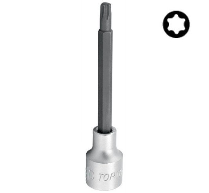 Насадка шестигранник HEX TOPTUL 5 мм 180мм 1/2" BCTA1605