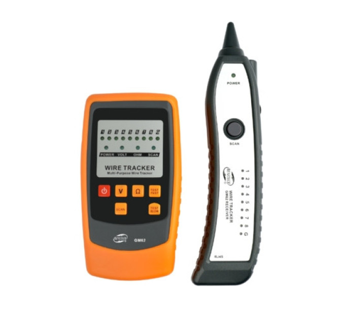 Кабельний тестер RJ-45 та RJ-11 BENETECH GM62
