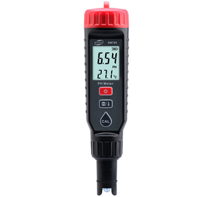 Измеритель кислотности и температуры (pH-метр) 0-14 pH (+/-0,1%) BENETECH GM765
