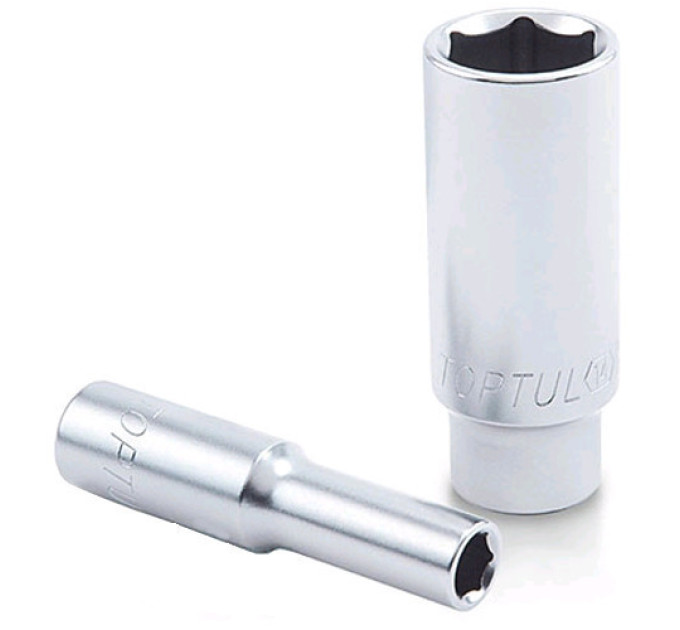 Головка торцевая длинная TOPTUL 3/8" 8 мм BAEE1208