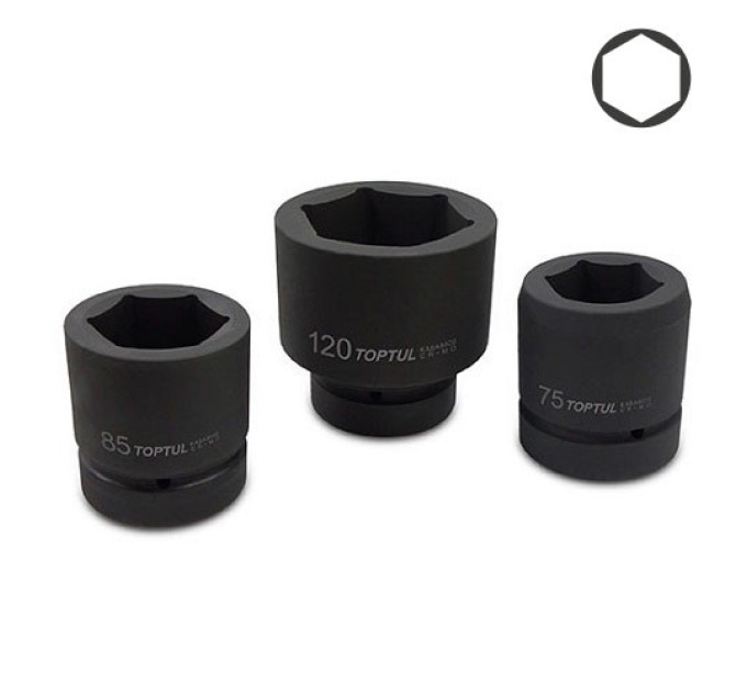 Ударная головка 2-1/2" 85мм TOPTUL KABA8085